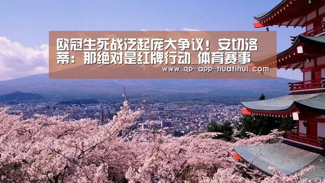 欧冠生死战泛起庞大争议!安切洛蒂:那绝对是红牌行动_体育赛事(图3) 体育赛事