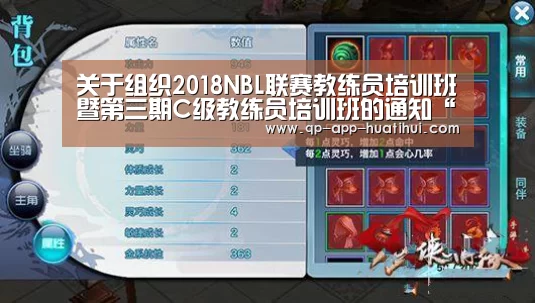 关于组织2018NBL联赛教练员培训班暨第三期C级教练员培训班的通知“hth”(图3)